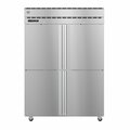 Hoshizaki America Refrigerator, Two Section Pass Thru Upright, Half Stainless Doors with Lock PT2A-HS-HS